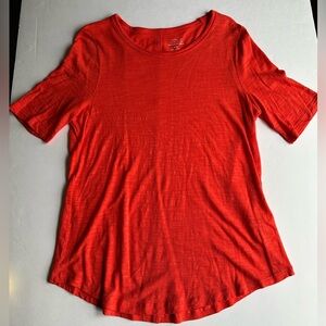 Banana Republic Malibu Tee Size M Coral Orange